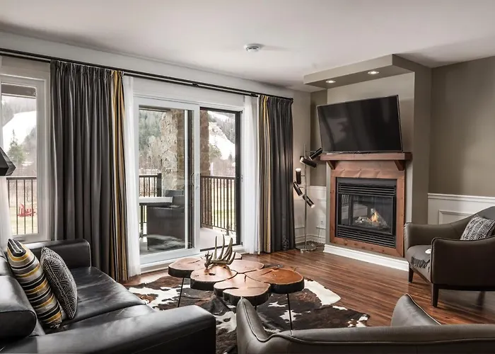 2 Bedroom Suite With Access To Sommet Saint-Sauveur