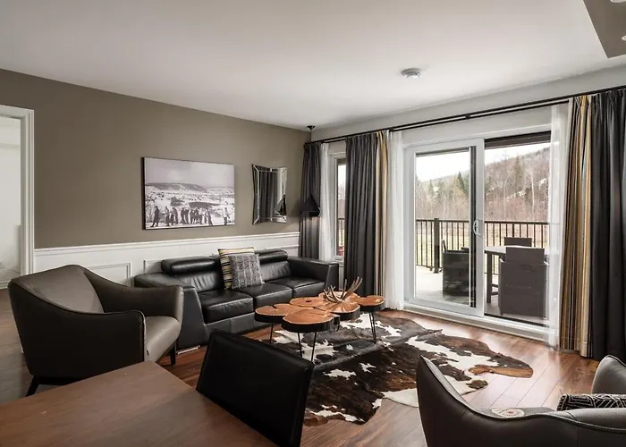 2 Bedroom Suite With Access To Sommet Saint-Sauveur