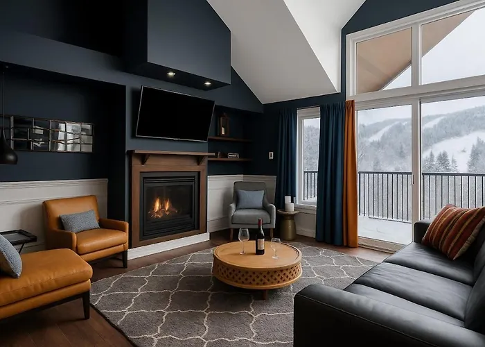 Prestige Ski-In Ski-Out Sommet Saint-Sauveur 3Br